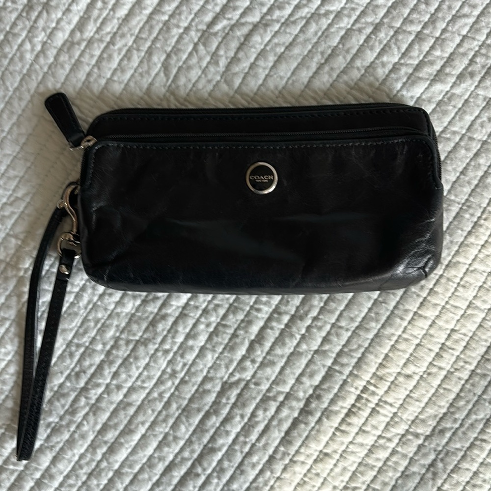 Coach Black Leather Wallet